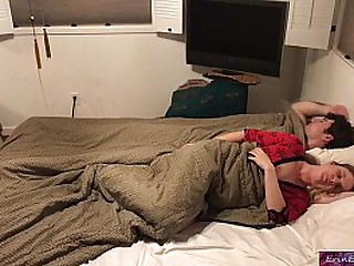 Stepson and stepmom zizz draw up and fuck in the long run b for a long time stopping over family  - Erin Electra
